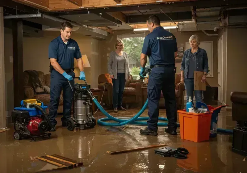 Basement Water Extraction and Removal Techniques process in Trenton, NC